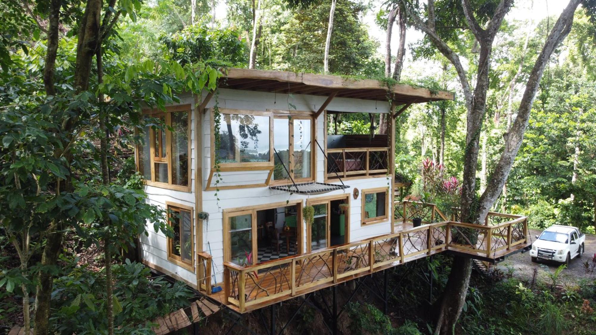 Jungle Spirit Treehouse Villa Cahuita Ngoại thất bức ảnh